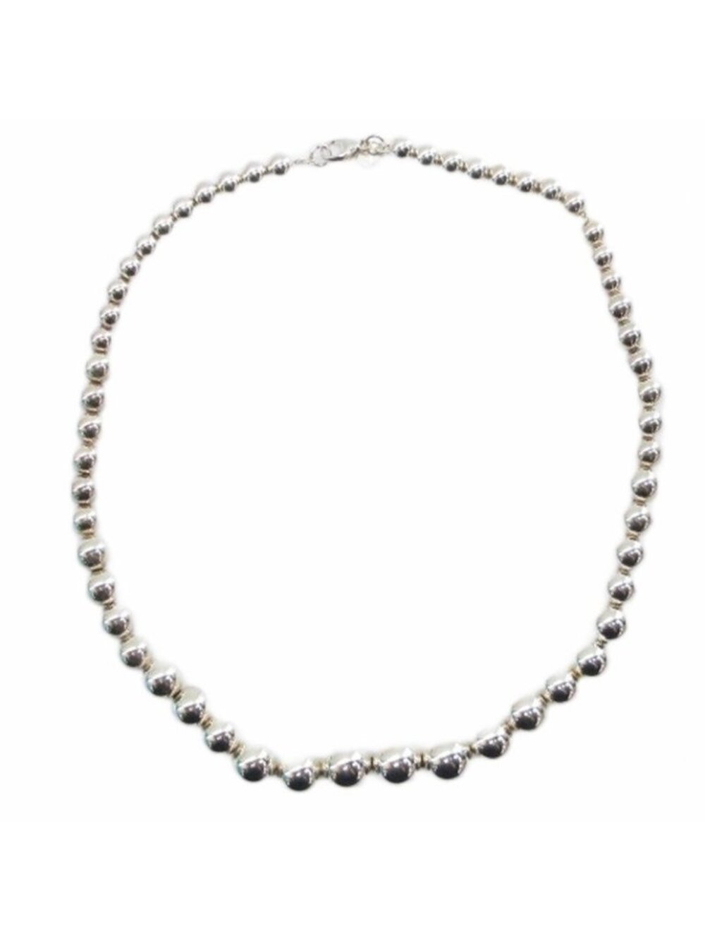 Tiffany & Co Radiated Ball Necklace Silver